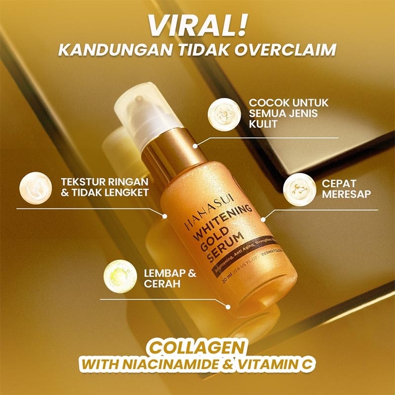 HANASUI SERUM 20M WHITENING GOLD