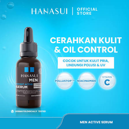 HANASUI SERUM 20ML MEN BRIGHT ACTIVE SERUM