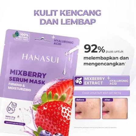HANASUI SERUM MASK 23G MIXBERRY
