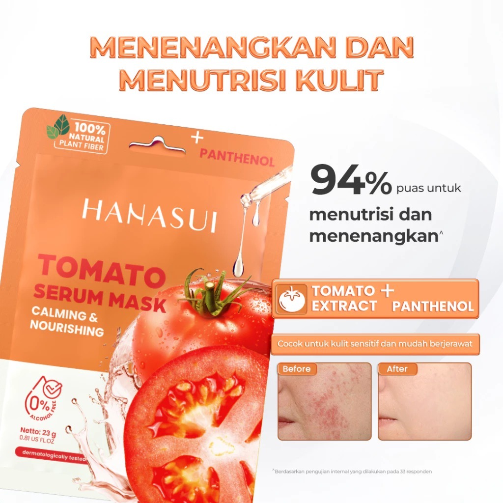 HANASUI SERUM MASK 23G TOMATO