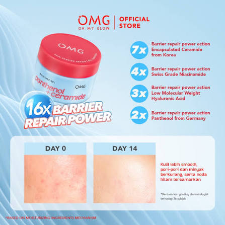OMG MOIST GEL PANTHENOL + CERAMIDE 30GR