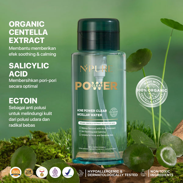 NPURE ACNE POWER CLEAR MICELLAR WATER 300ML
