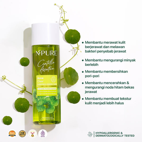 NPURE CENTELLA ASIA TICA FACE TONER 30ML
