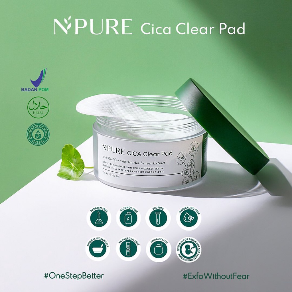 NPURE CICA CLEAR PAD 40PCS 100G