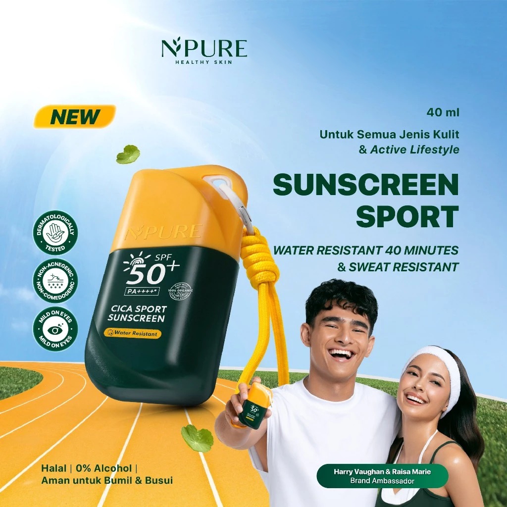 NPURE CICA SPORT SUNSCREEN SPF50+ 40ML