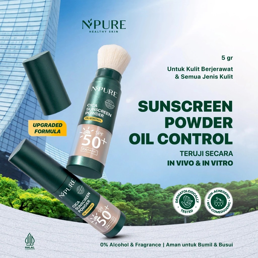 NPURE CICA SUNSCREEN POWDER SPF50+ 5GR