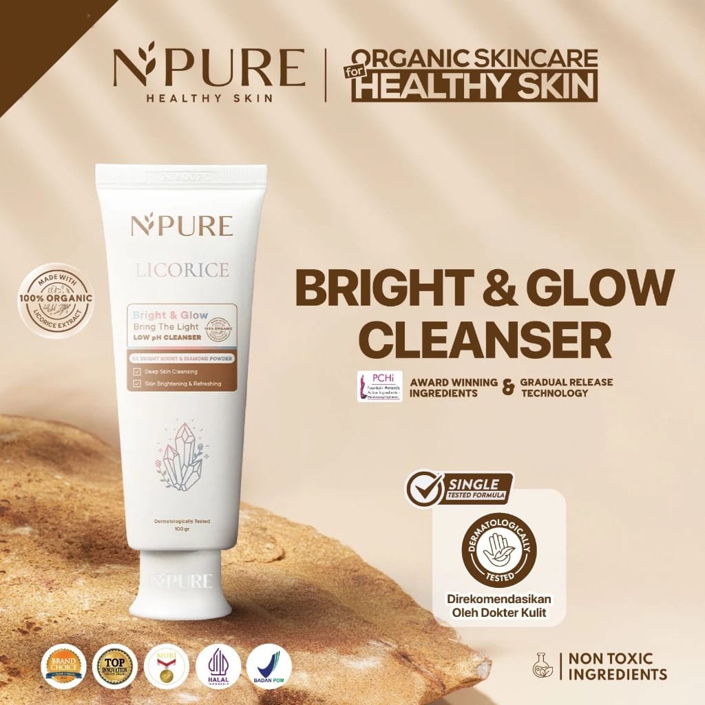 NPURE LOCORICE BRING THE LIGHT LOW PH CLEANSER 100GR
