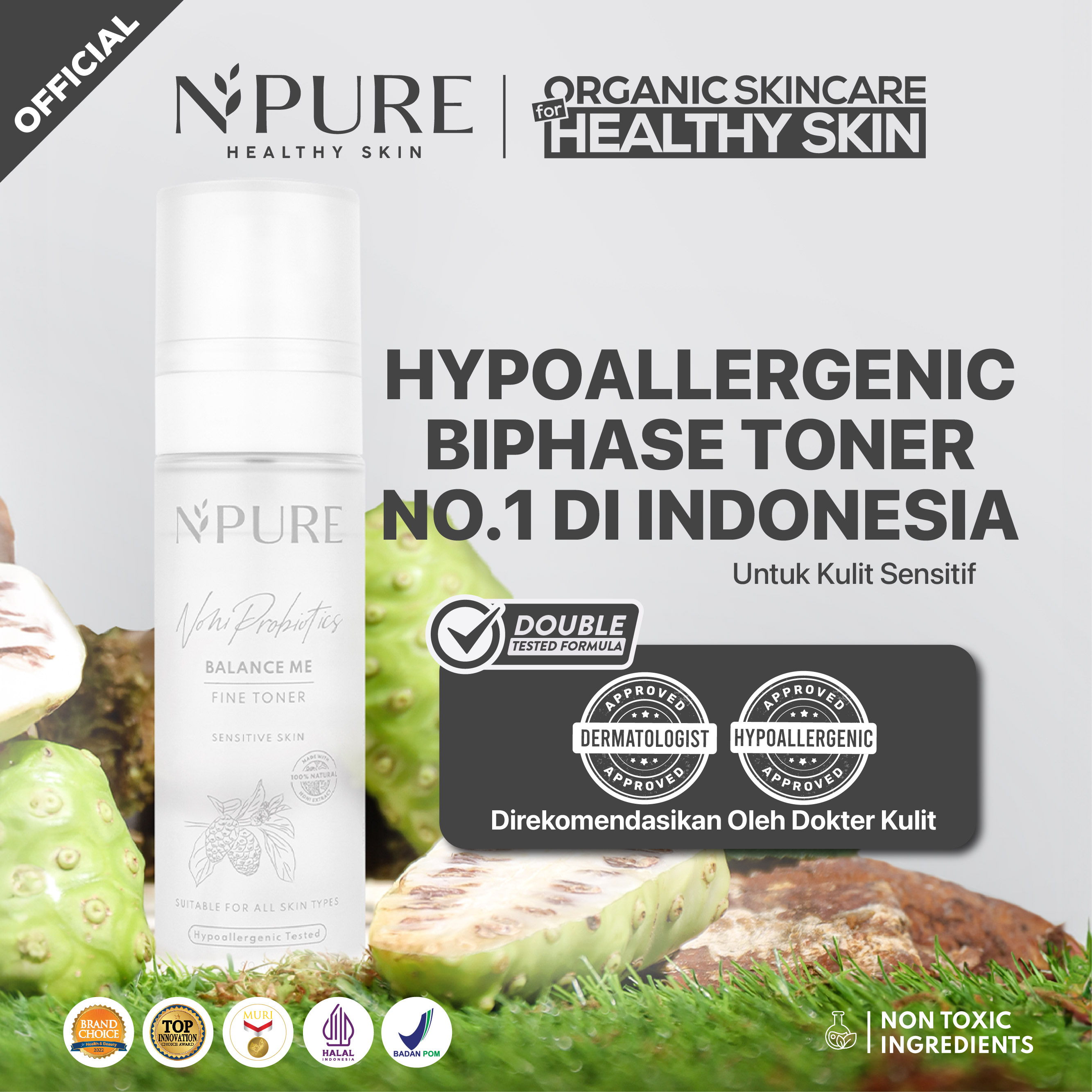 NPURE NONI PROBIOTICS FINE TONER 80ML