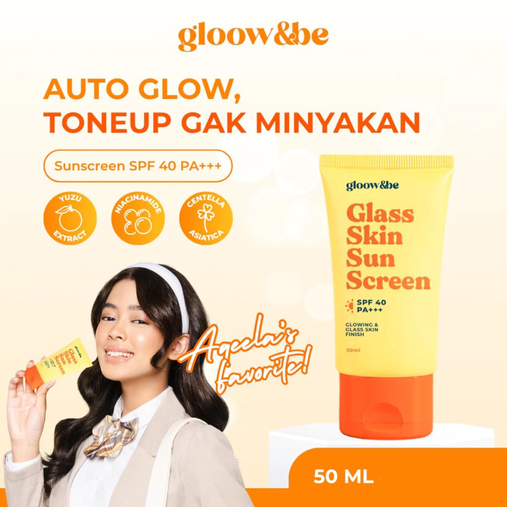 GLOOW&BE SUNSCREEN SPF 40PA++ 50ML SKIN GLASS