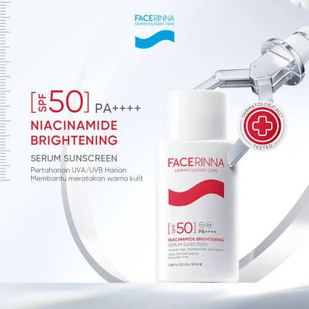 FACERINNA NIACINAMIDE BRIGHT SERUM SUNSCREEN SPF50 30ML