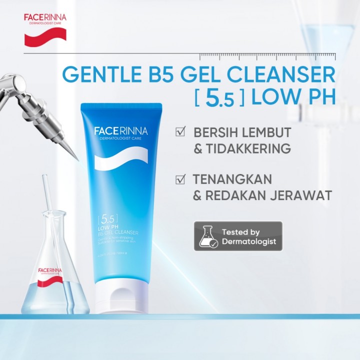 FACERINNA LOW PH B5 GEL CLEANSER 120ML