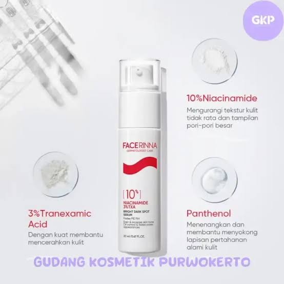 FACERINNA 10% NIACINAMIDE SERUM BRIGHT DARK SPOT 20ML