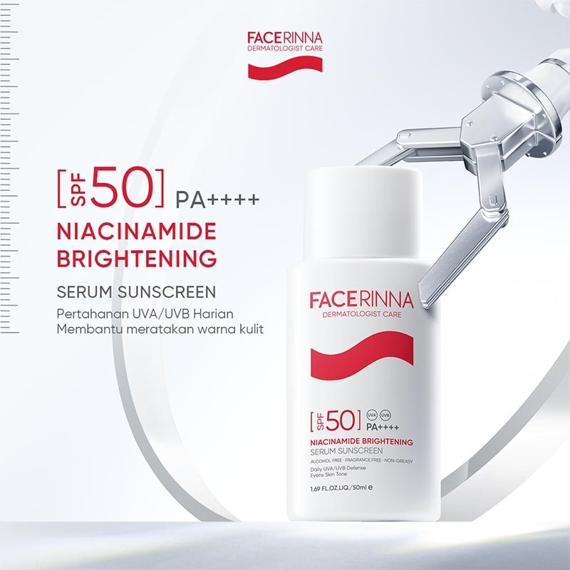 FACERINNA NIACINAMIDE BRIGHT SERUM SUNSCREEN SPF50 50ML