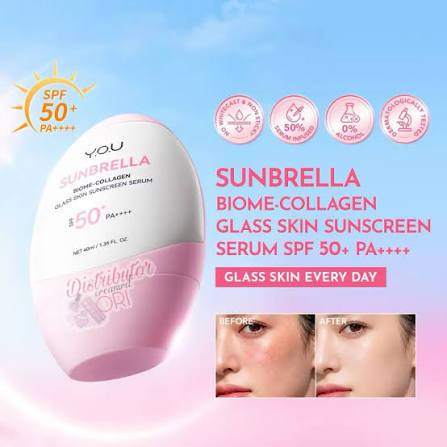 YOU SUNBRELLA BIOME-COLLAGEN SUNSCREEN SERUM SPF50 40ML