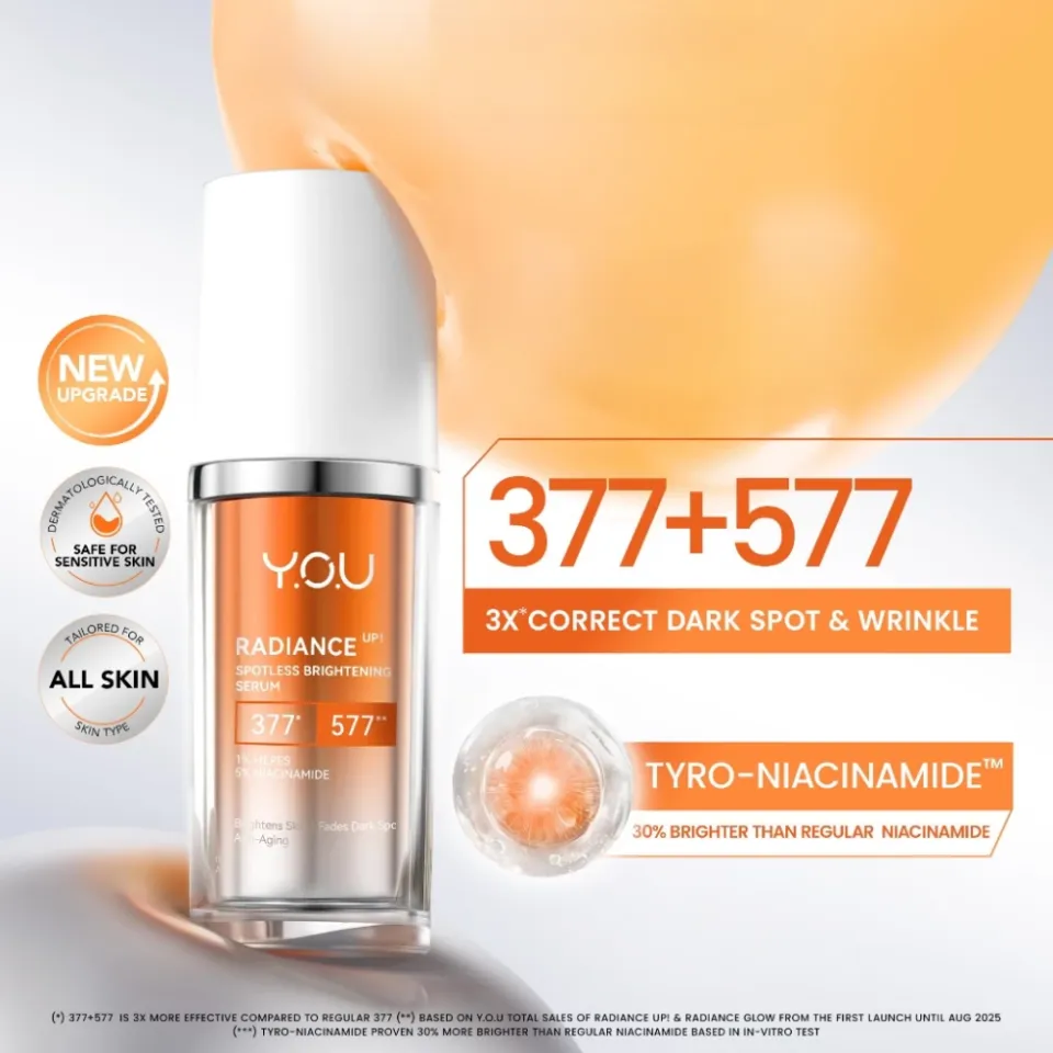 YOU RADIANCE SERUM 20ML SPOTLESS BRIGHTENING 377 (ORANGE)