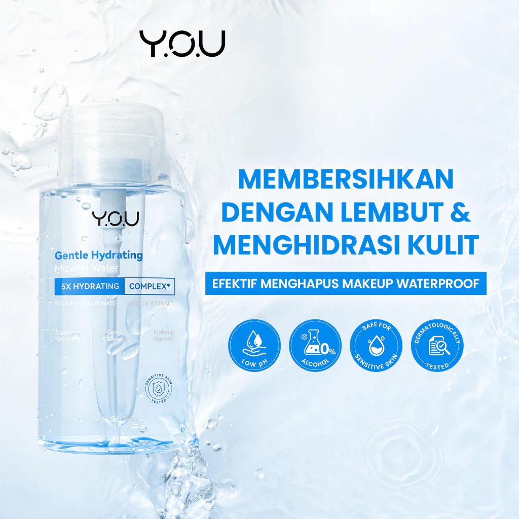 YOU MICELLAR WATER 300ML GENTLE HYDRATING