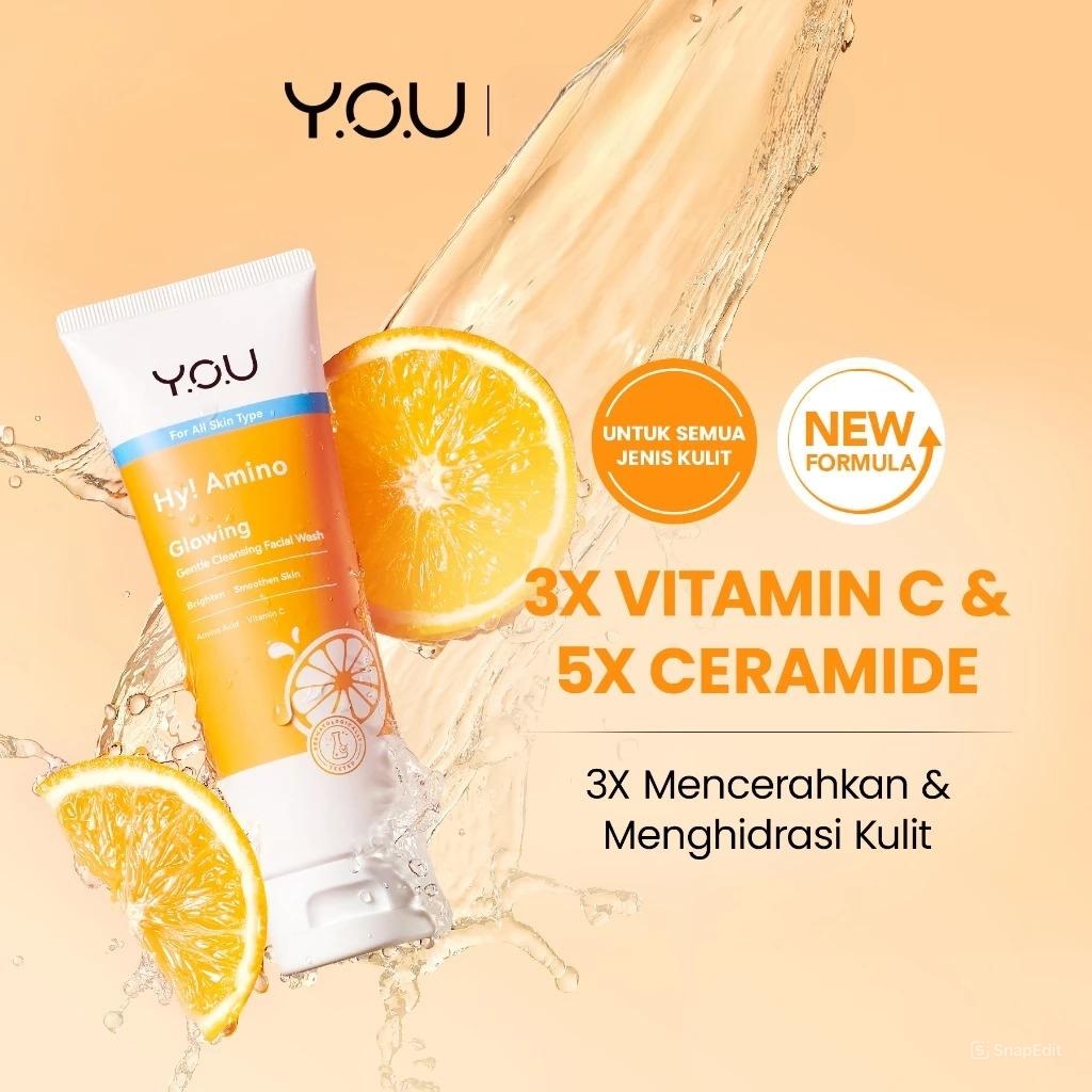 YOU FACIAL WASH 100G HY AMINO GLOWING