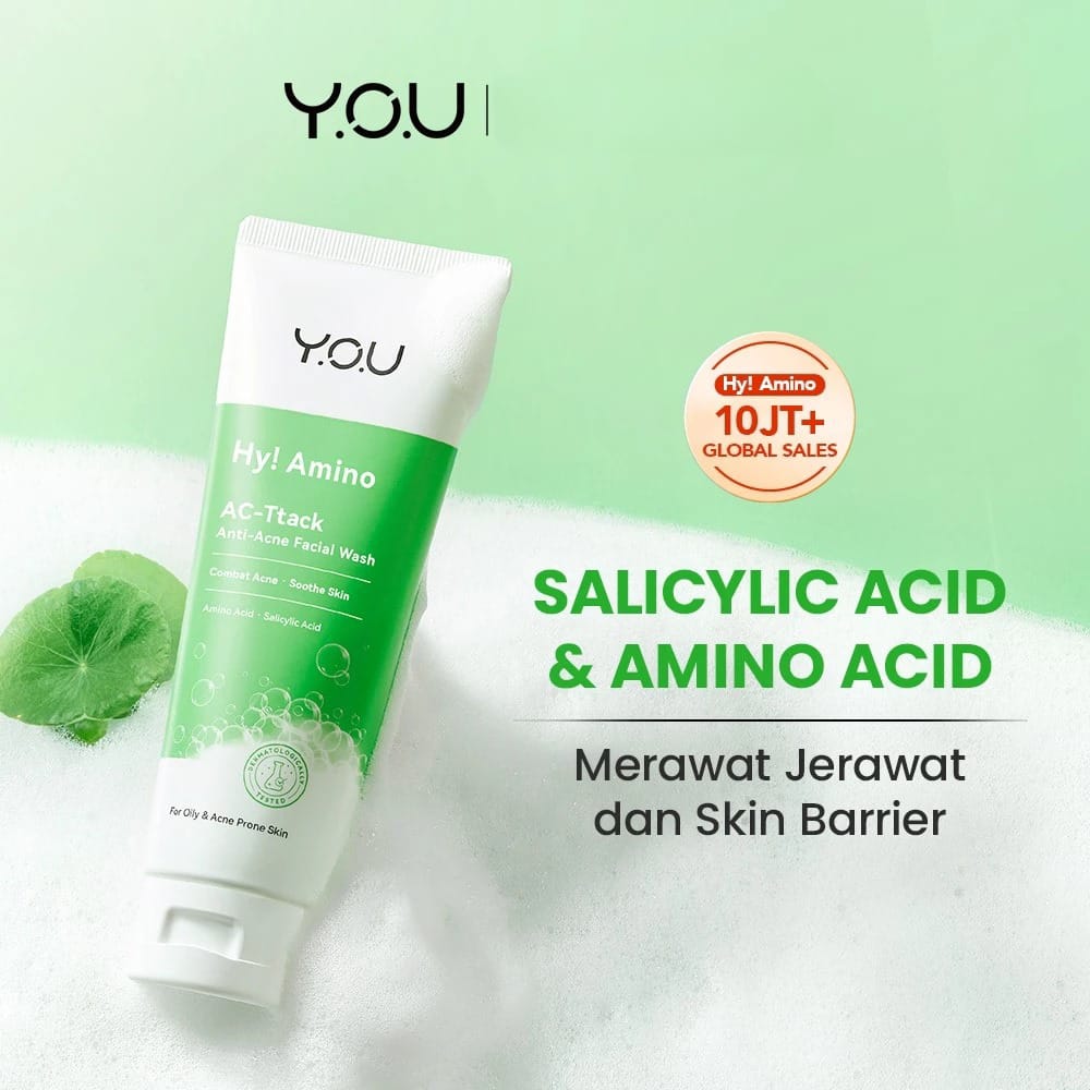 YOU FACIAL WASH 100G HY AMINO AC-TTACK