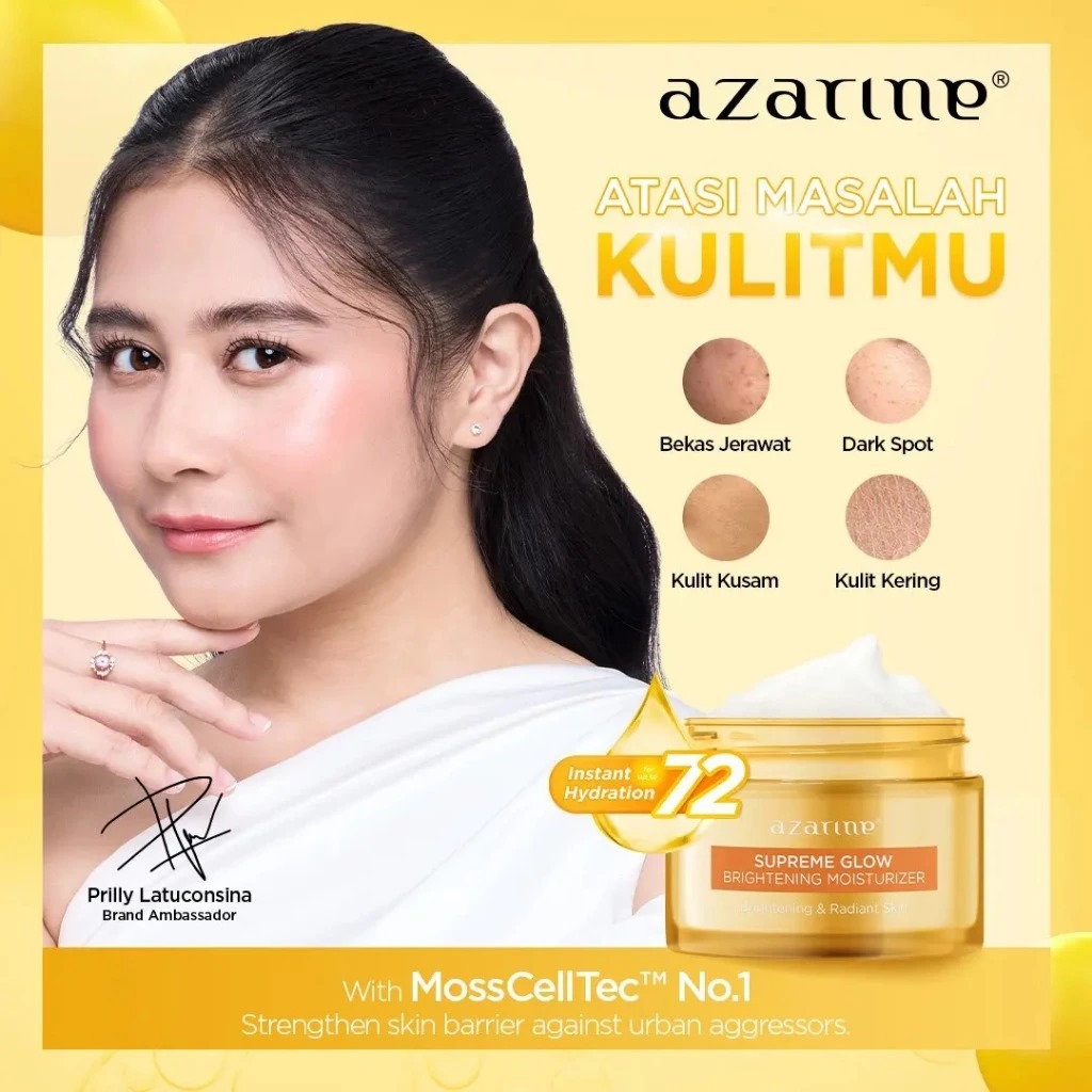 AZARINE BARRIER MOIST SUPREME GLOW BRIGHTENING 30GR