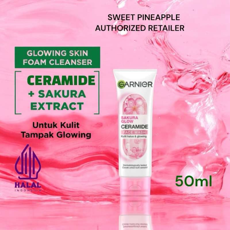 GARNIER SG FACE WASH 50ML SAKURA GLOW