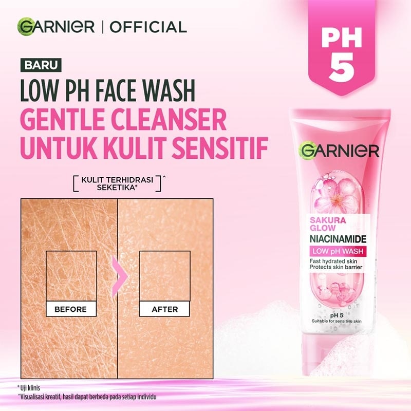 GARNIER SG FACE WASH 100ML SAKURA GLOW