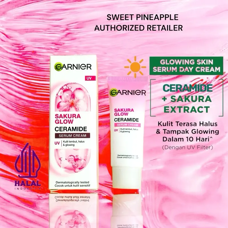 GARNIER SAKURA GLOW SERUM CREAM 20ML UV