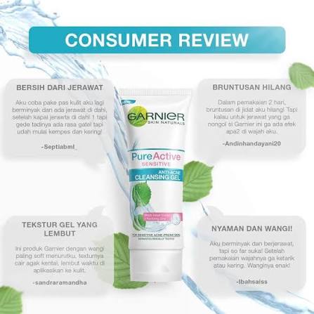 GARNIER PURE ACTIVE SENSITIVE GEL 50M