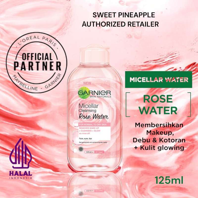 GARNIER MICELLAR CLEAN WATER 125ML ROSE WATER