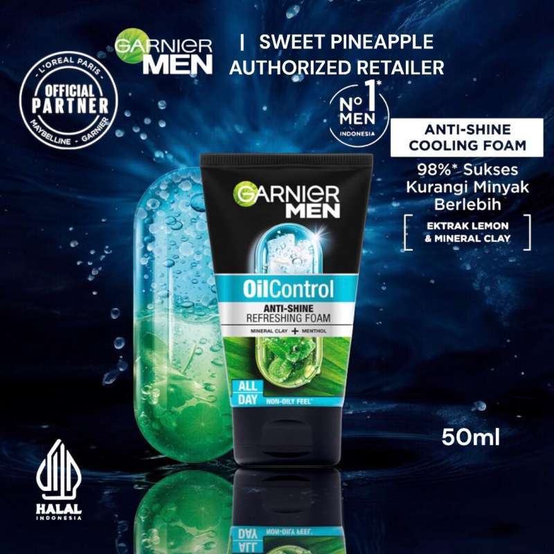 GARNIER MEN OIL CONTROL 50ML COOLING FOAM