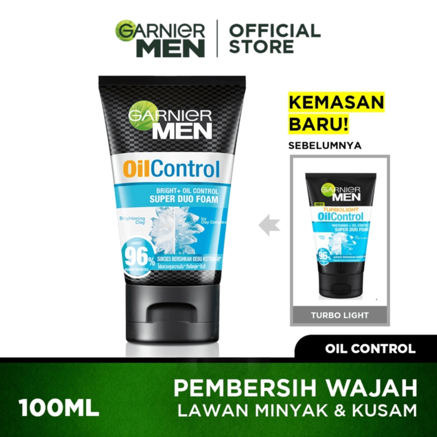 GARNIER MEN OIL CONTROL 100ML SUPER DUO FOAM