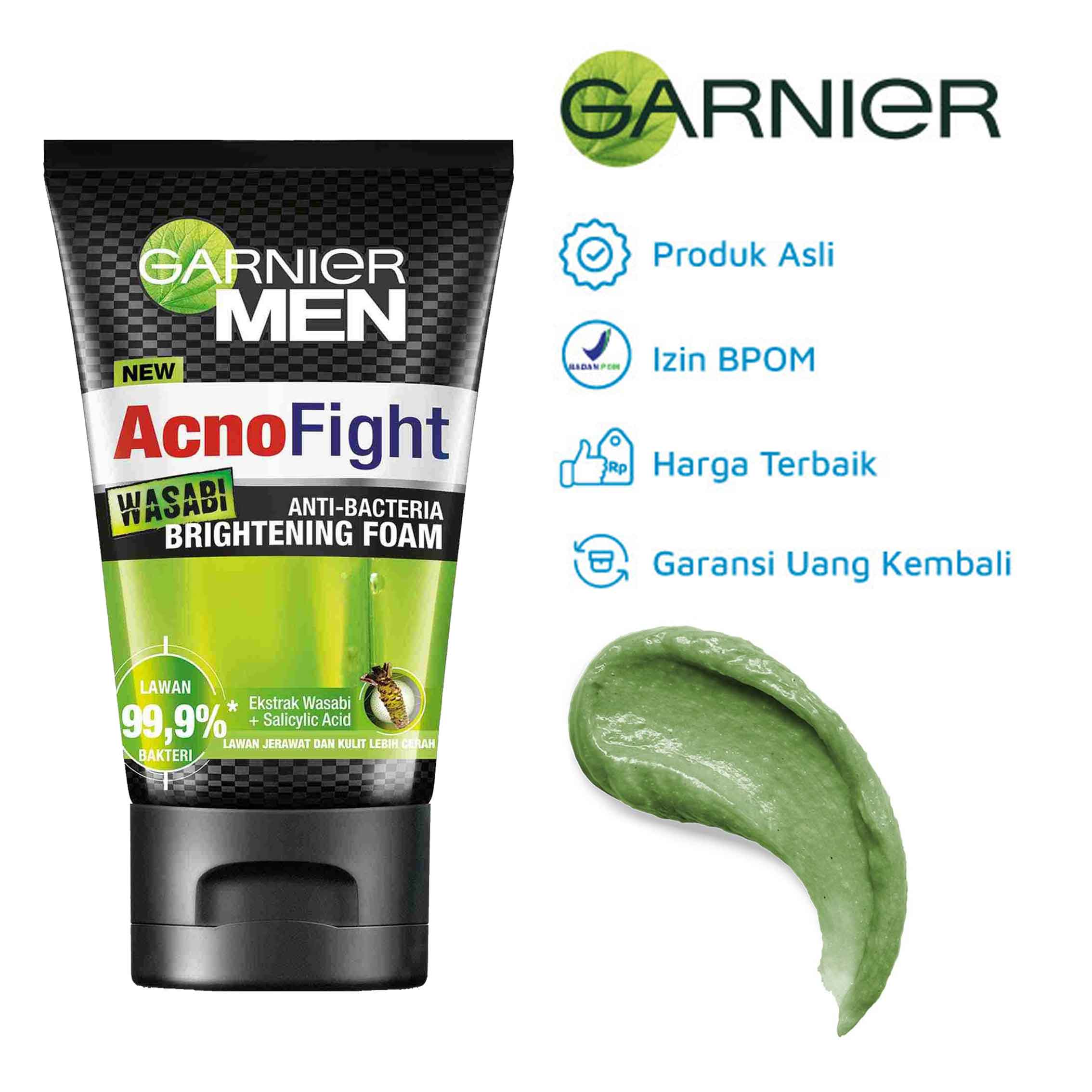 GARNIER MEN ACNO FIGHT 50ML WASABI BRIGHTENING FOAM