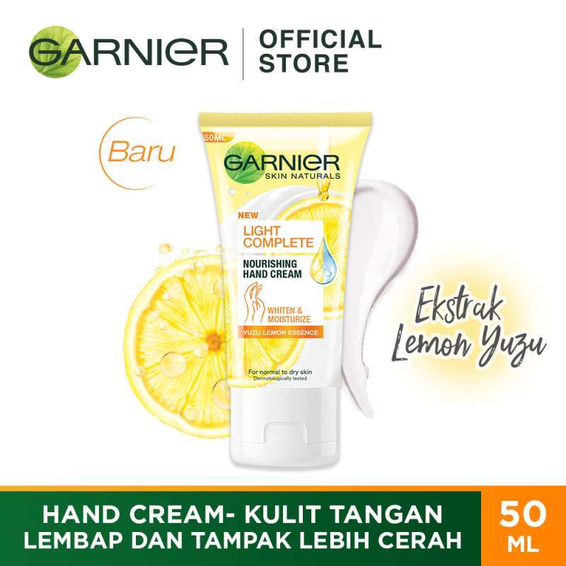 GARNIER LIGHT COMPLETE HAND CREAM 50ML