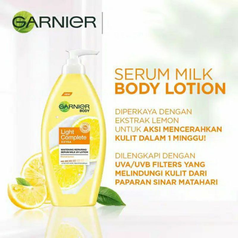 GARNIER LIGHT COMPLETE BODY LOTION SERUM 400ML