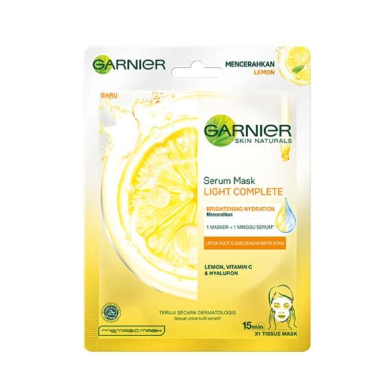 GARNIER HYDRABOMB MASK LIGHT COMPLETE