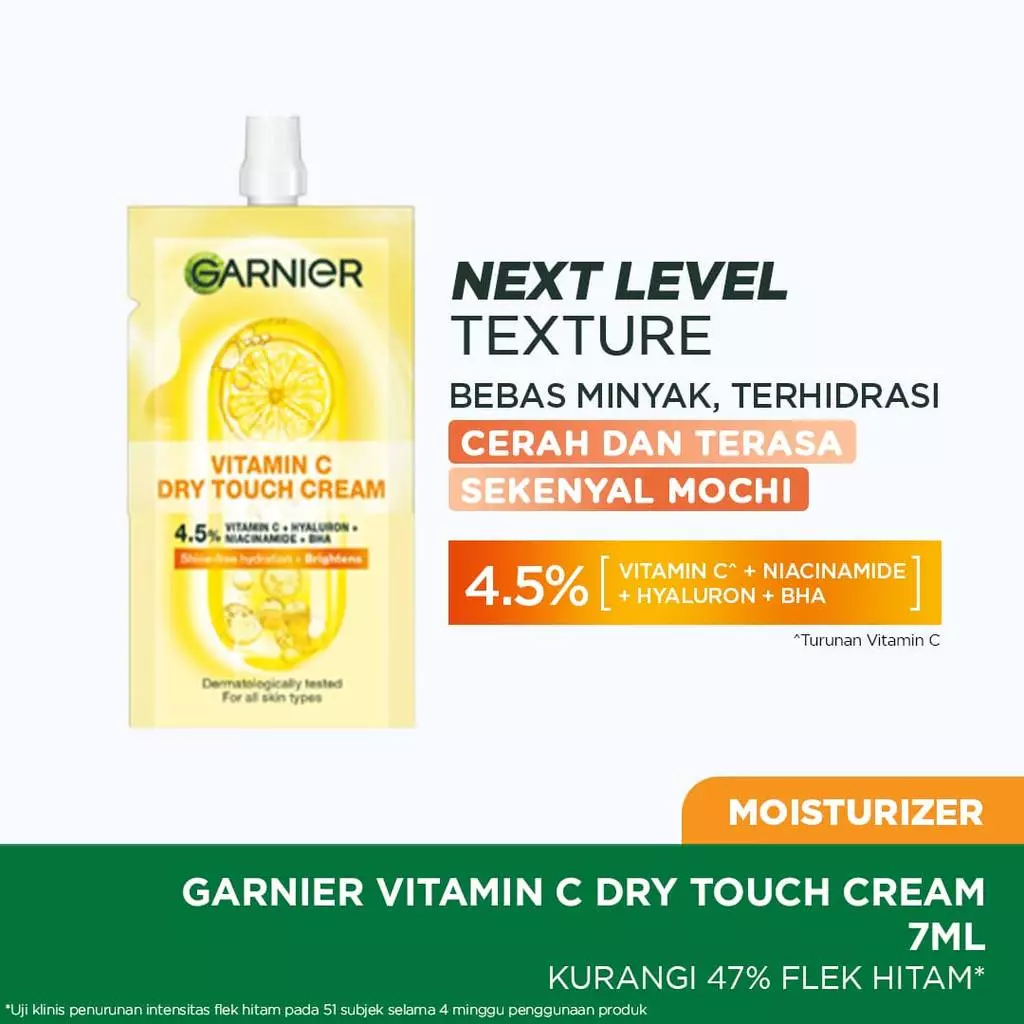 GARNIER DRY TOUCH CREAM 7ML VIT C