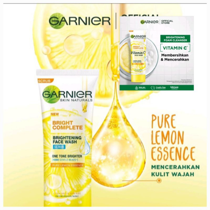 GARNIER BC FACE SCRUB 100ML VIT C