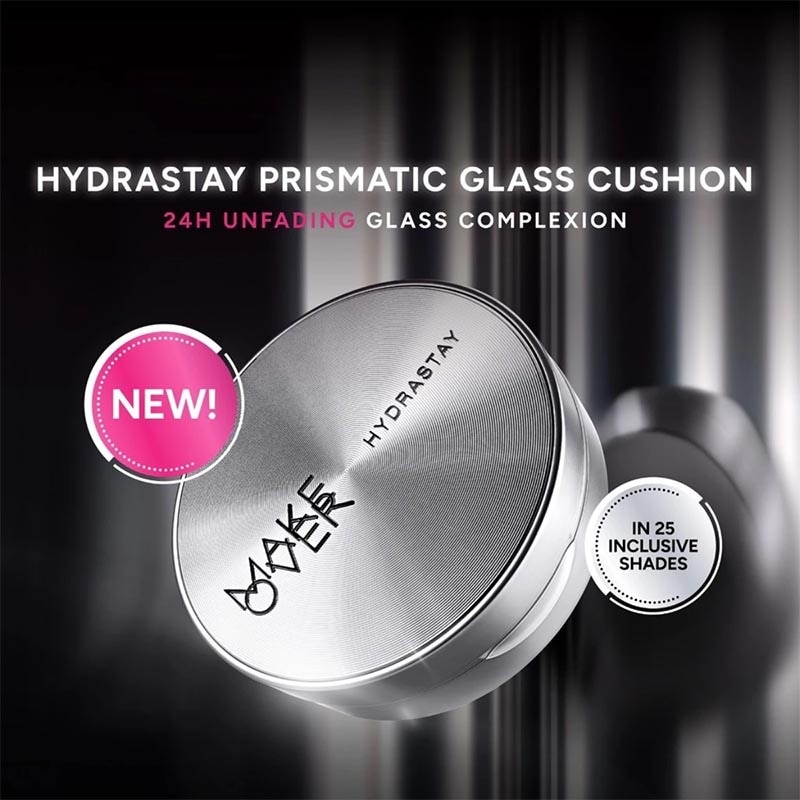 MAKE OVER HYDRASTAY PRISMATIC GLASS CUSHION