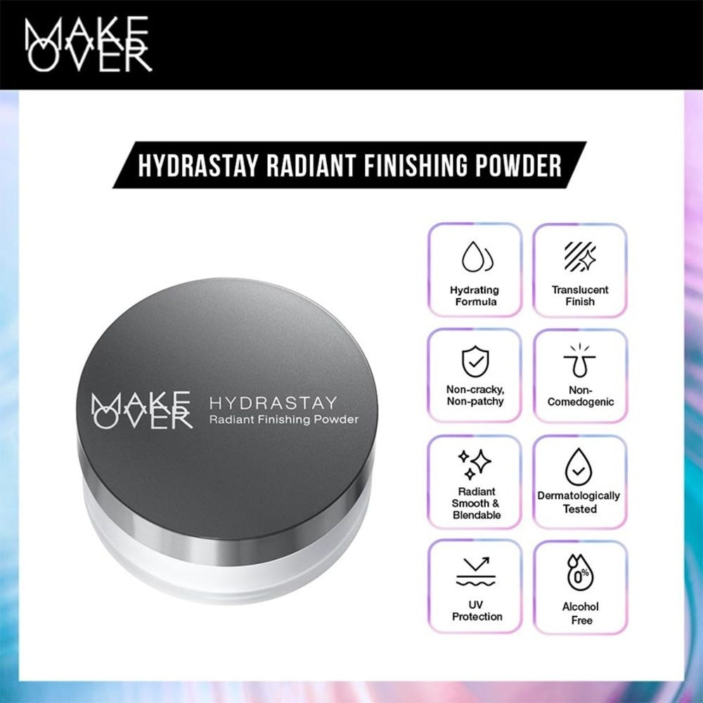 MAKE OVER HYDRASTAY RADIANT FINISH POWDER 8GR