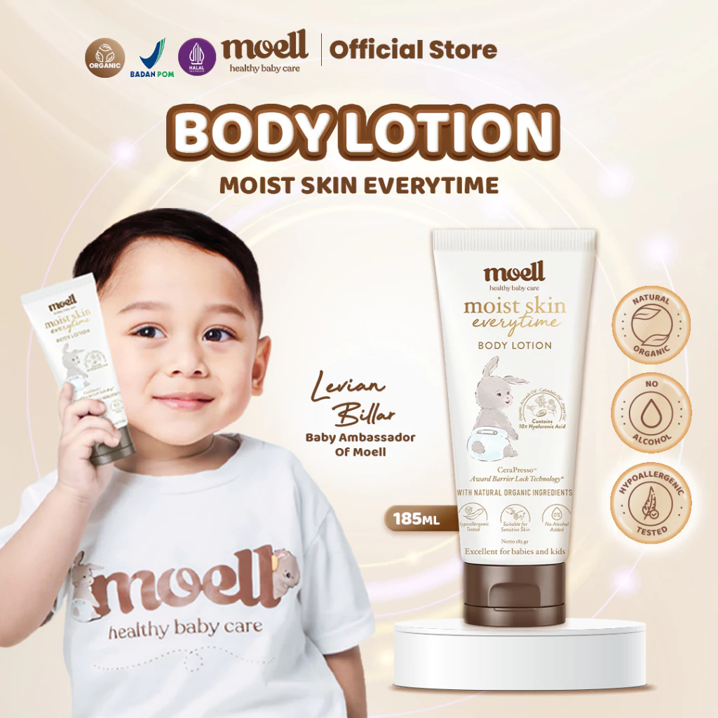 MOELL MOIST SKIN EVRYTIME BODY LOTION 185GR