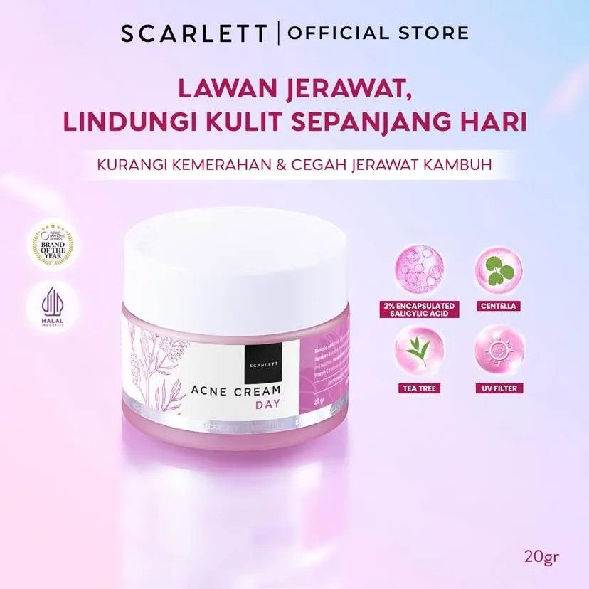 SCARLETT ACNE CREAM DAY 20G