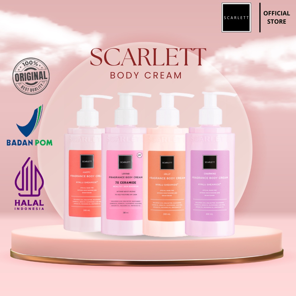 SCARLETT BODY CREAM 300ML