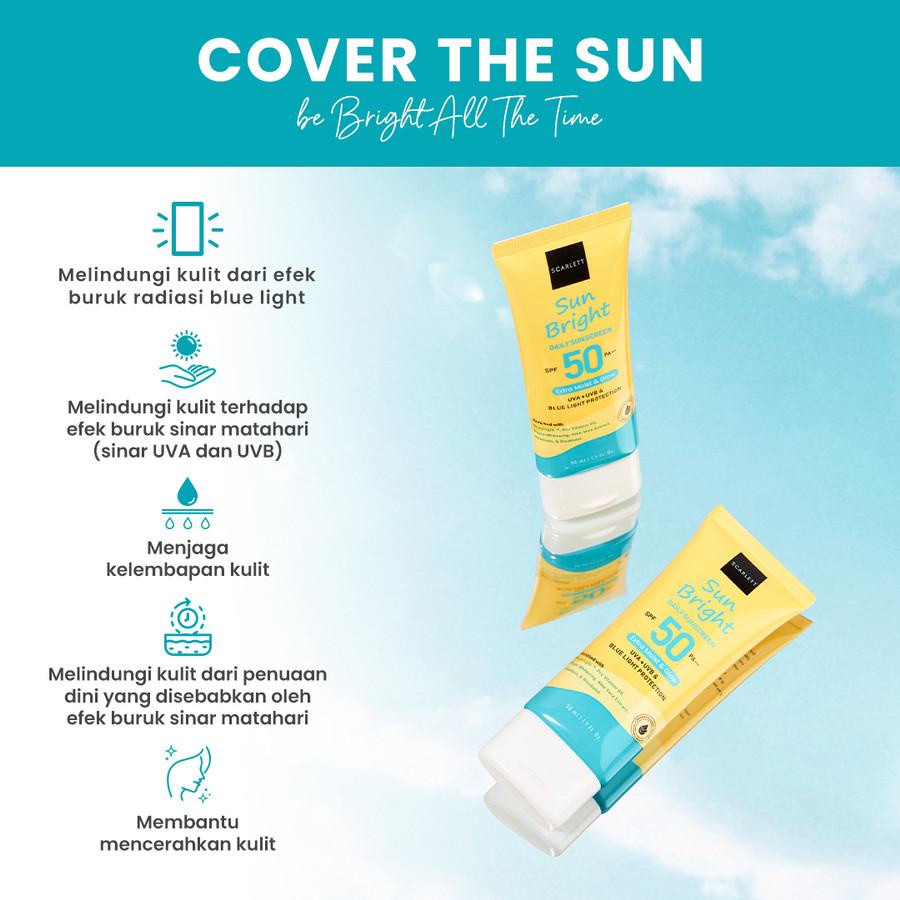 SCARLETT SUNSCREEN BRIGHT SPF50 50ML