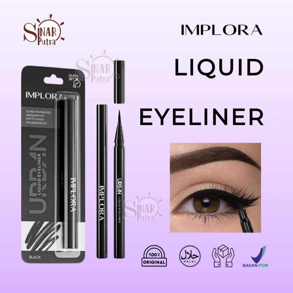 IMPLORA LIQUID EYE LINER BLACK