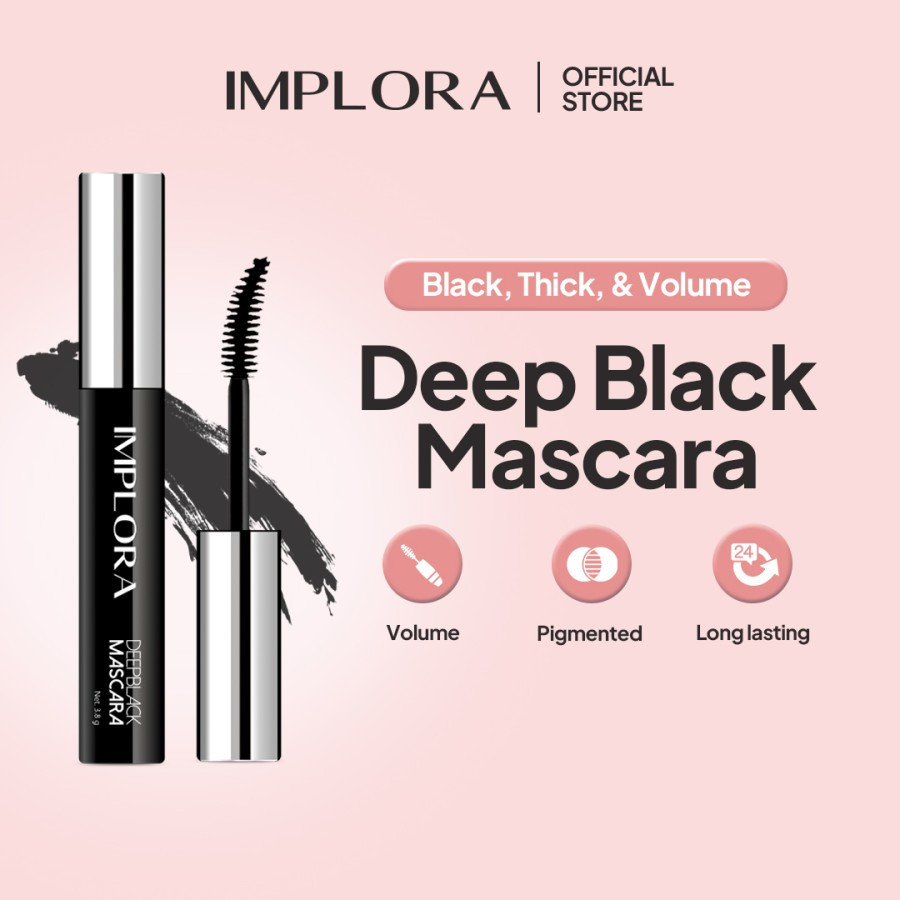 IMPLORA MASCARA DEEP BLACK 3.8G