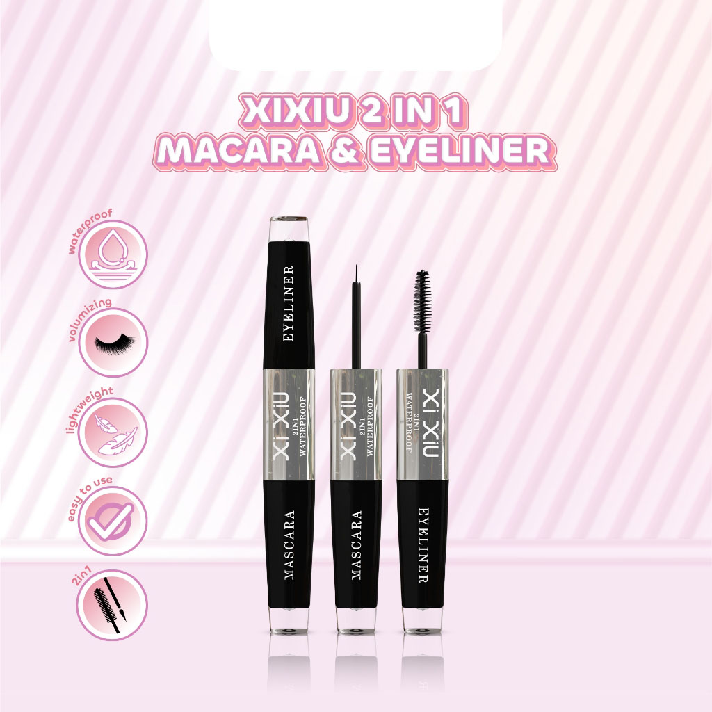 XI XIU 2 IN 1 MASCARA & EYELINER