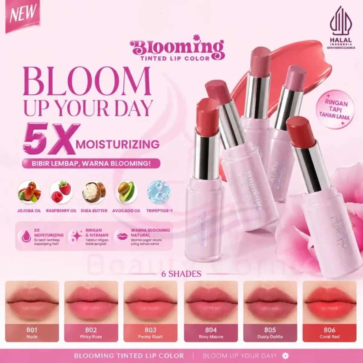 XI XIU DIVANE BLOOMING TINTED LIP COLOR