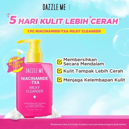 DAZZLE ME NIACINAMIDE -TXA MILKY CLEANSER 100ML
