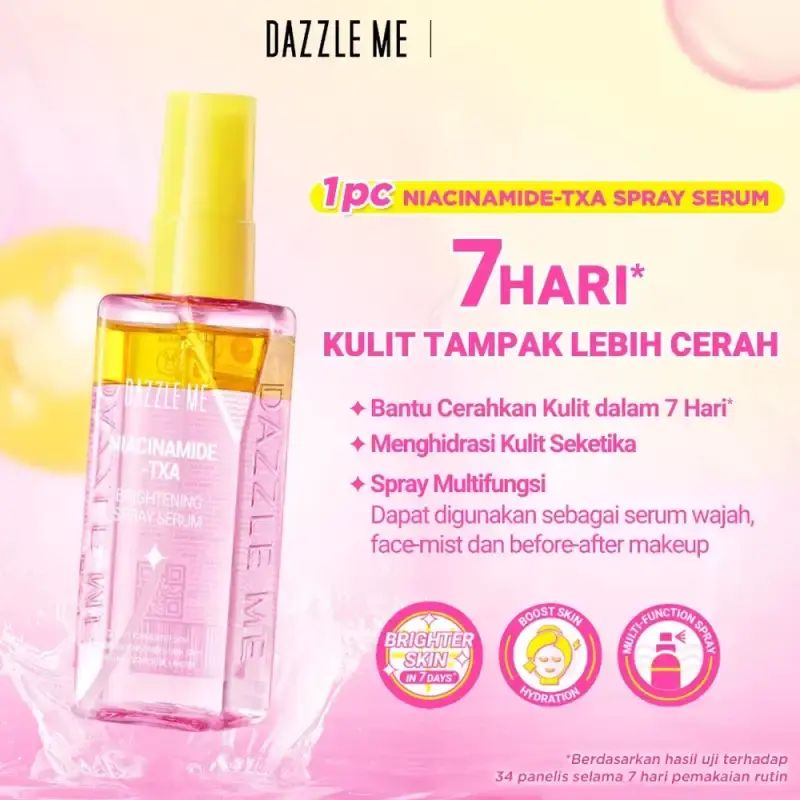 DAZZLE ME NIACINAMIDE - TXA BRIGHTENING SPRAY SERUM 80ML