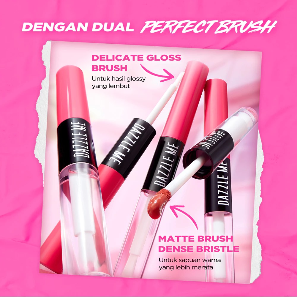 DAZZLE ME MATTE & GLOSS LIP CREAM DUO