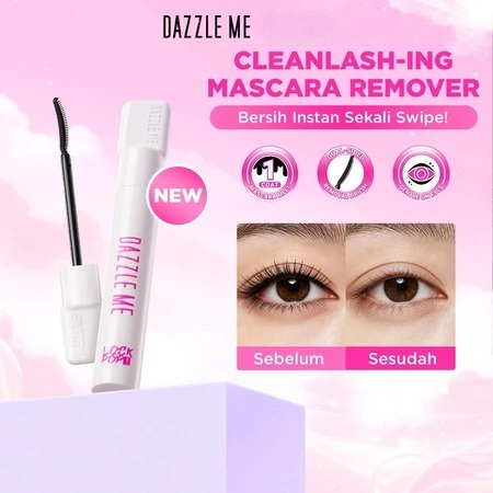 DAZZLE ME LOCK & POPI CLEANLASH-ING MASCARA REMOVER 5G